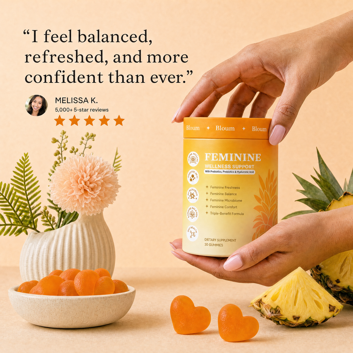 Bloum+ Triple Defense Formula - Say Goodbye to Odor & pH Struggles Naturally