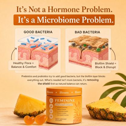 Bloum+ Triple Defense Formula - Say Goodbye to Odor & pH Struggles Naturally